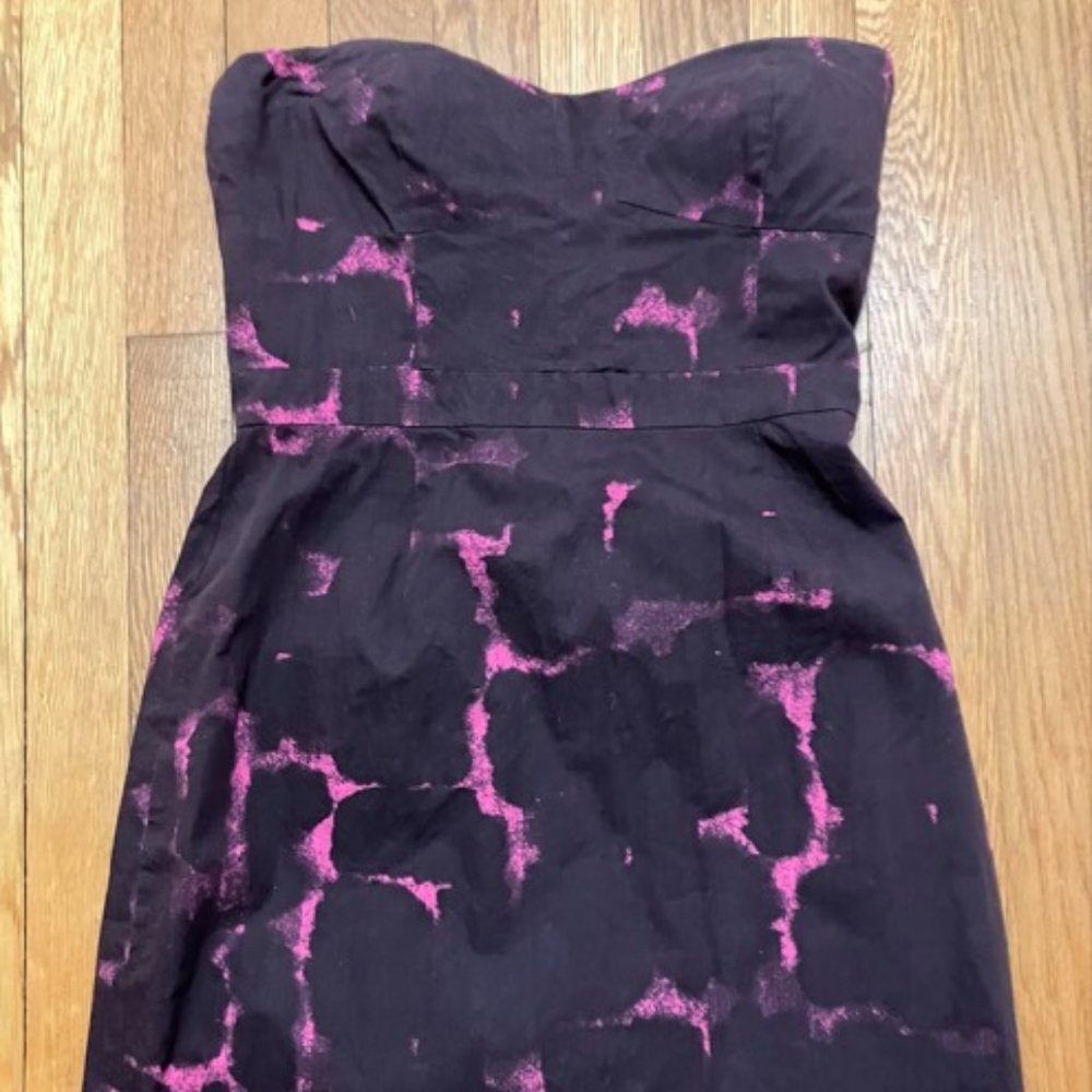 J Crew Size 4 Strapless Cotton Dress